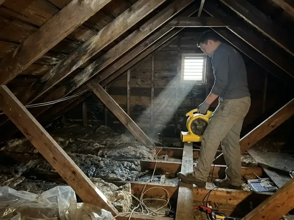 attic-water-damage-drying-proc-007 — frequently asked questions, Emergency Water Extraction & 24/7 Flood Response in Bodfish…
